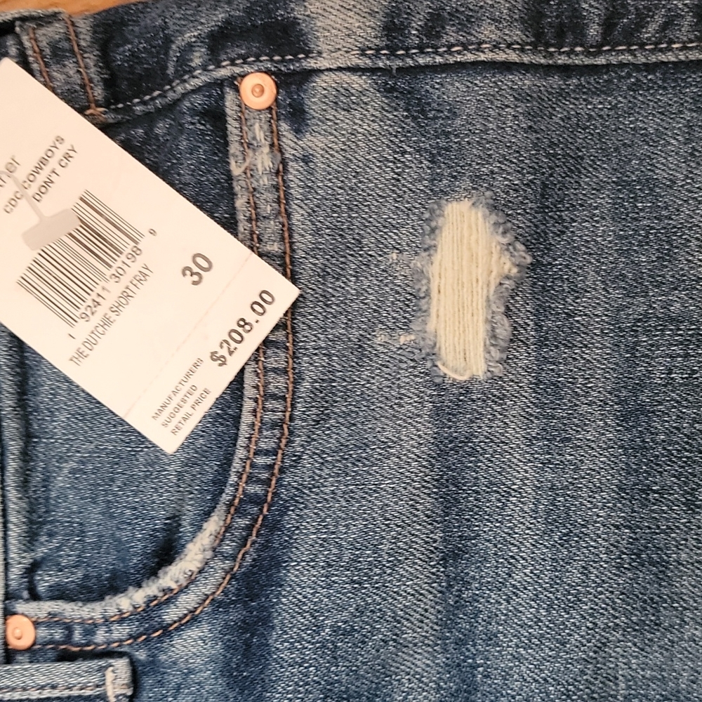 NWT MOTHER SUPERIOR  The Dutchie Short Fray - Picture 4 of 12